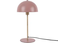 Table lamp Bonnet metal faded pink