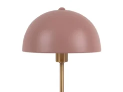 Table lamp Bonnet metal faded pink