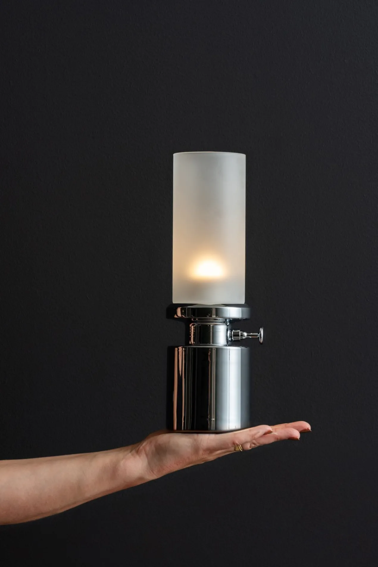 Table lamp Camp LED chrome plated