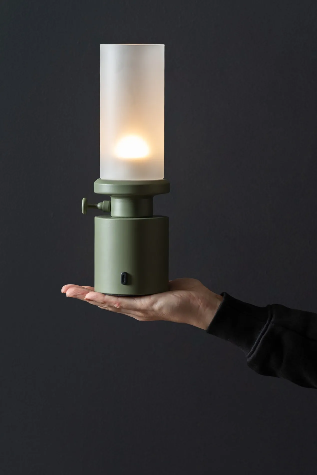 Table lamp Camp LED gold plated