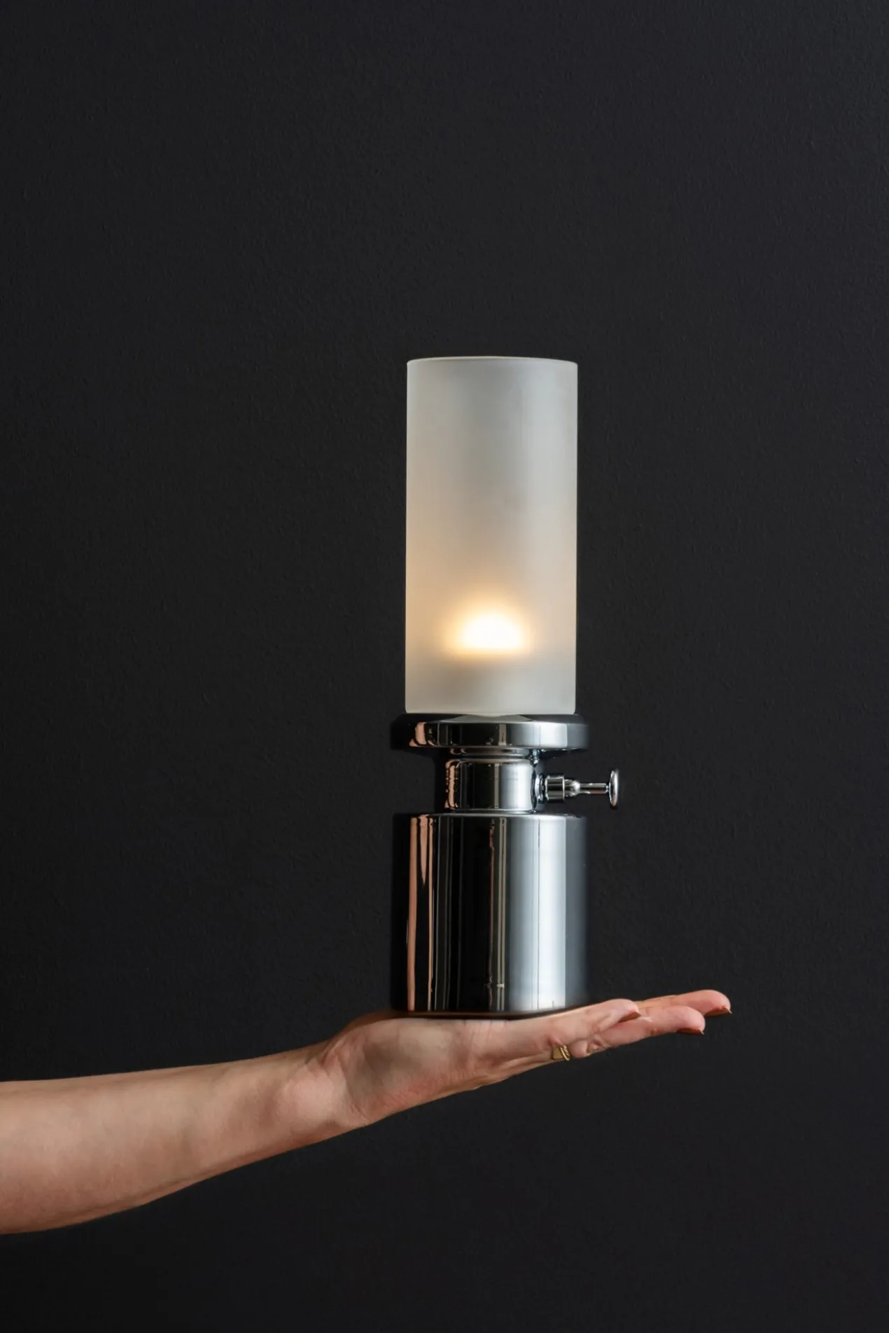 Table lamp Camp LED iron black