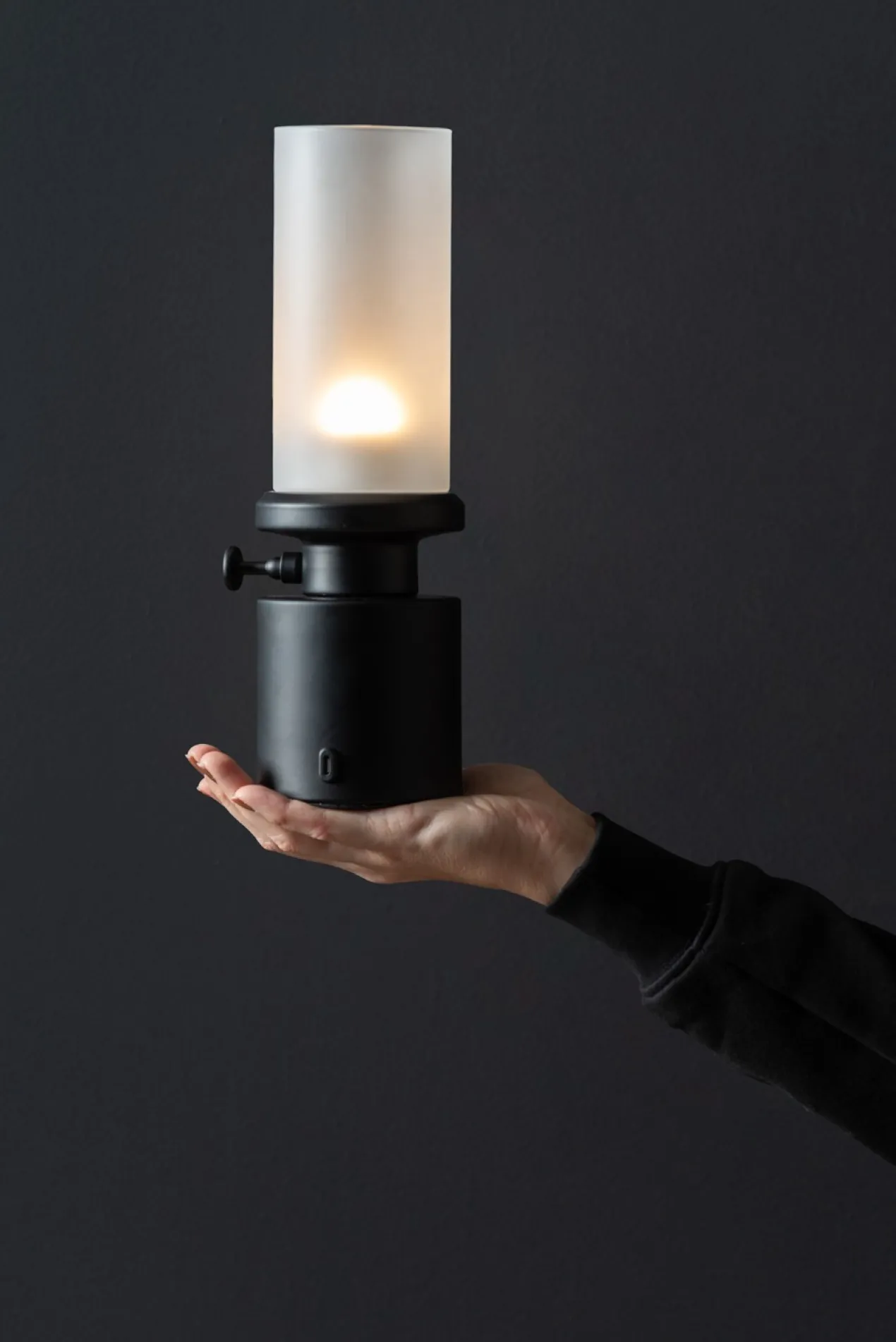Table lamp Camp LED iron black