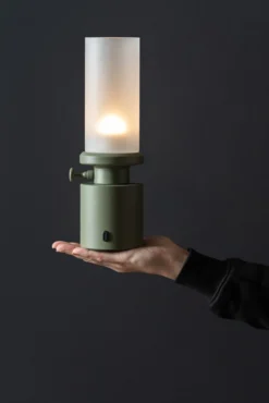 Table lamp Camp LED iron ochre yellow