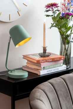 Table lamp Encantar matt grayed jade