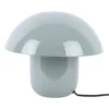 Table lamp Fat Mushroom enamel misty blue