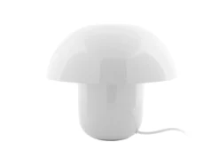 Table lamp Fat Mushroom enamel white