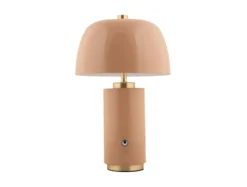 Table lamp Freya LED iron soft brown