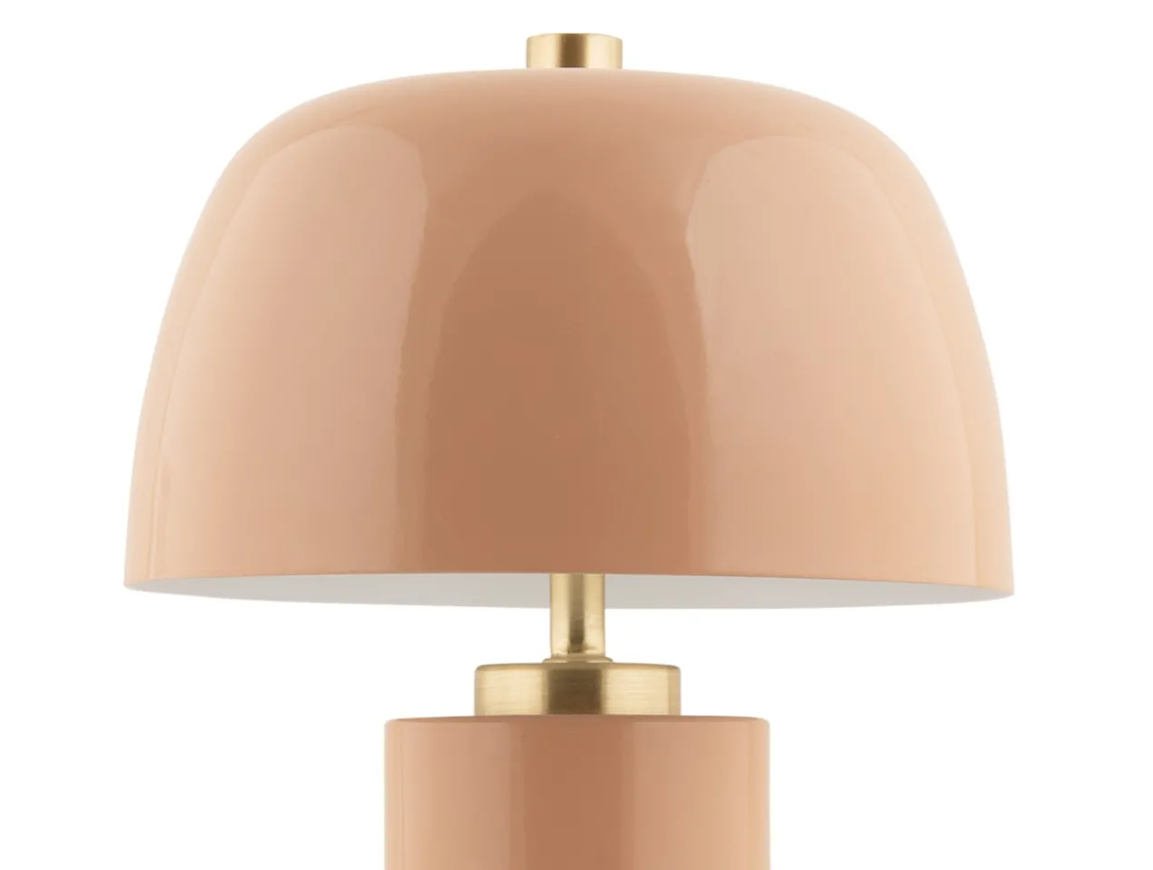 Table lamp Freya LED iron soft brown