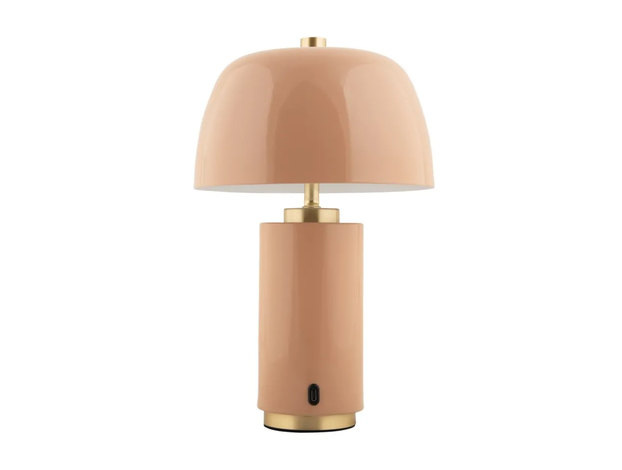 Table lamp Freya LED iron soft brown