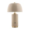Table lamp Freya LED iron warm grey