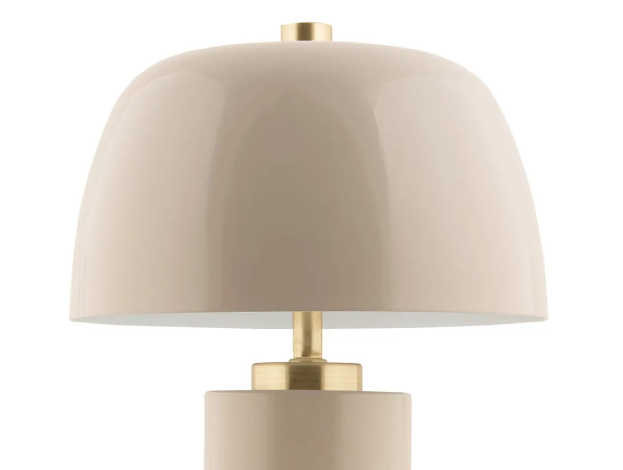 Table lamp Freya LED iron warm grey