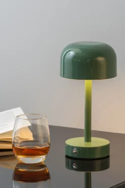 Table lamp James LED iron chrome plated