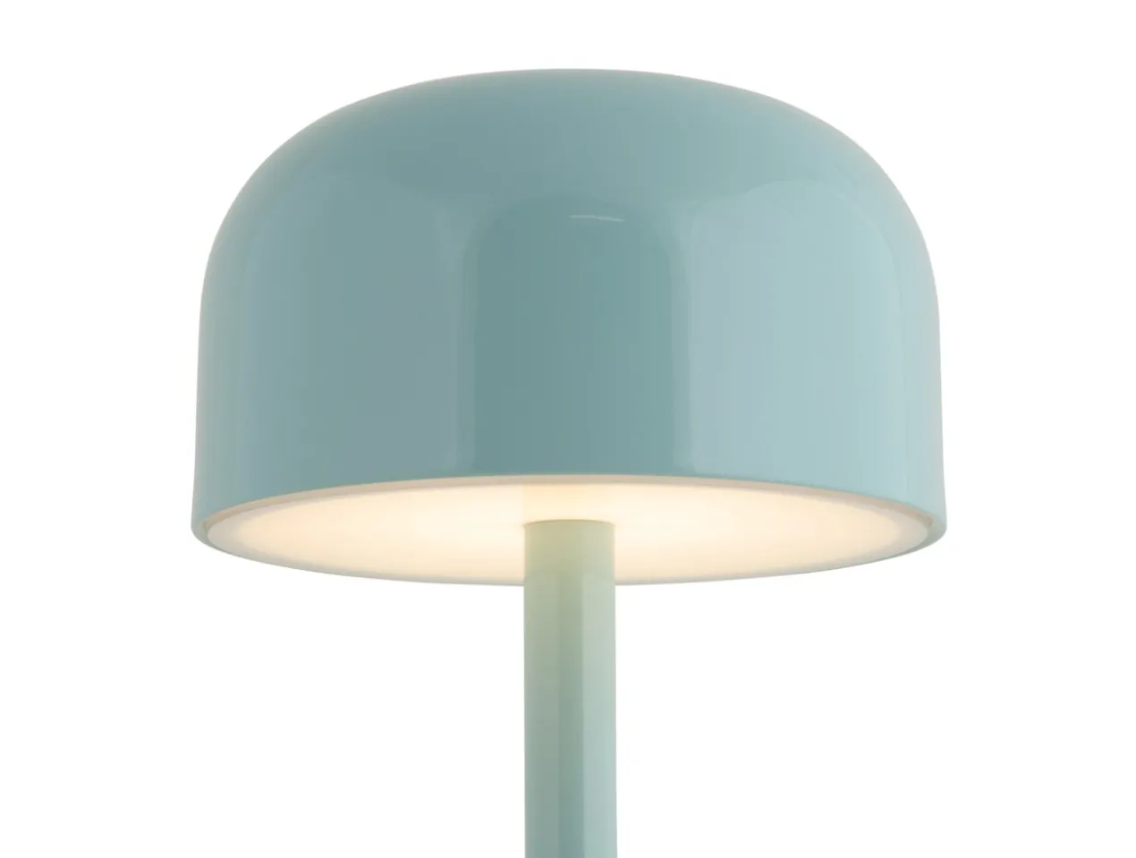Table lamp James LED iron shiny misty blue