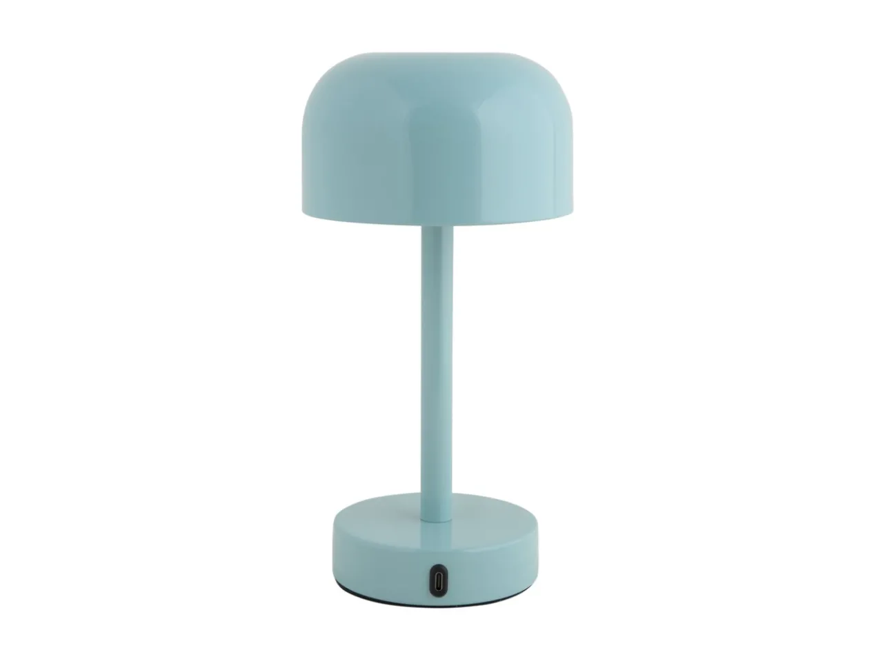 Table lamp James LED iron shiny misty blue