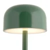 Table lamp James LED iron shiny jungle green
