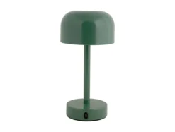 Table lamp James LED iron shiny jungle green