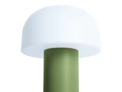 Table lamp Luca iron jungle green LED