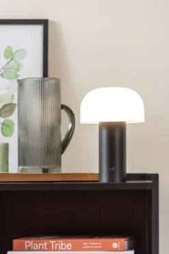 Table lamp Luca iron ochre yellow LED
