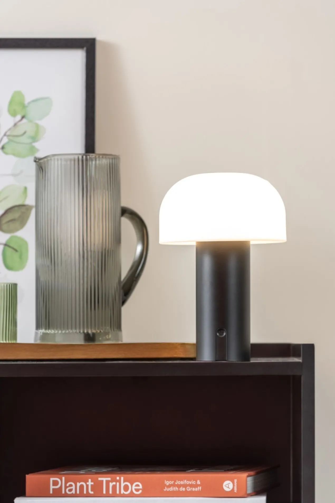 Table lamp Luca iron ochre yellow LED
