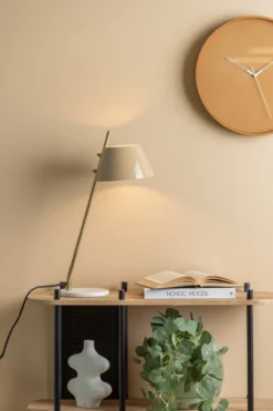 Table lamp Savvy enamel white