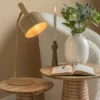 Table lamp Smart enamel soft brown