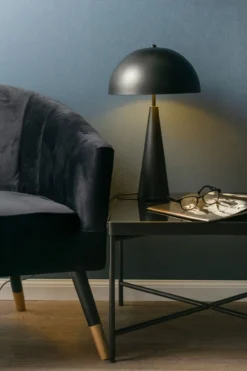 Table Lamp Sublime metal brushed gold