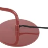 Table lamp Twist enamel red ochre