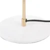 Table lamp Waved Dome enamel honey yellow