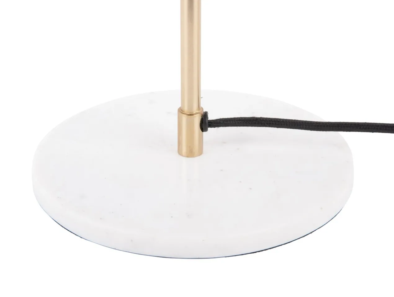 Table lamp Waved Dome enamel honey yellow