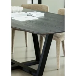 Tablo eettafel deens ovaal dl 220x100cm mystic brown [fsc]