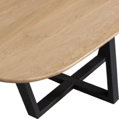 Tablo eettafel organisch dl 220x100cm transparant [fsc]