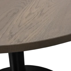 Tablo eettafel ovaal vl 220x90cm pebble grey/zwart [fsc]