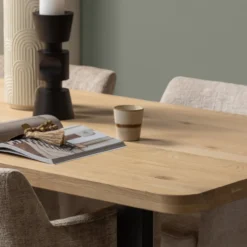 Tablo tafelblad eiken naturel curved 200x90 cm [fsc]