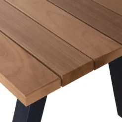 Tablo tuintafel ayous naturel met a-vorm poot metaal [fsc]