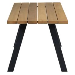 Tablo tuintafel ayous naturel met a-vorm poot metaal [fsc]