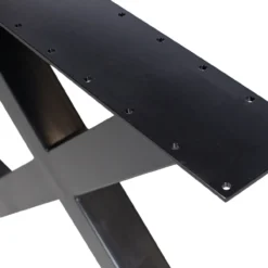 Tablo tuin x-vorm poot picknick metaal zwart - 1 stuks