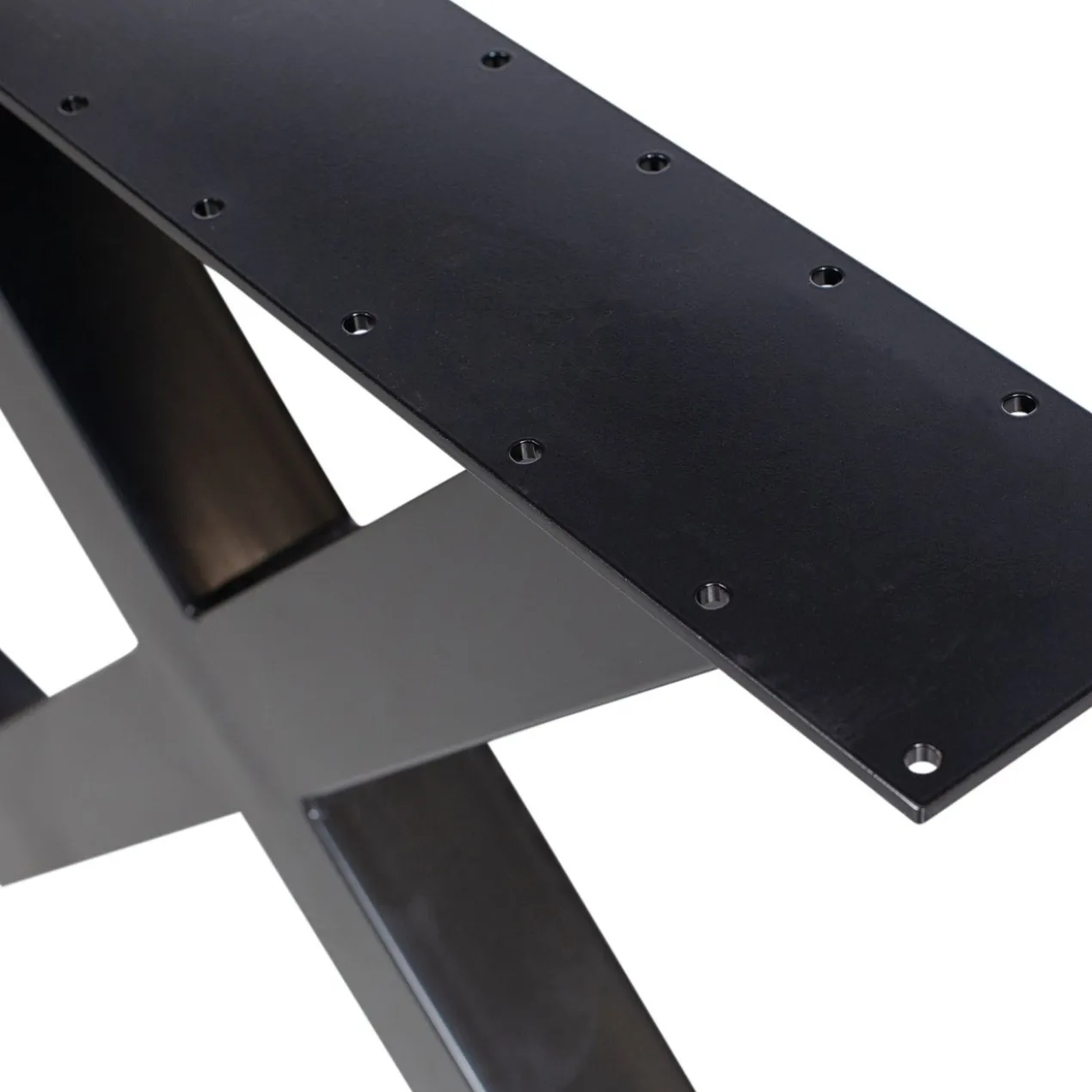 Tablo tuin x-vorm poot picknick metaal zwart - 1 stuks