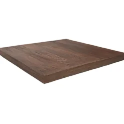 Tafelblad Horeca – Espresso Mangohout – 70 x 70 cm