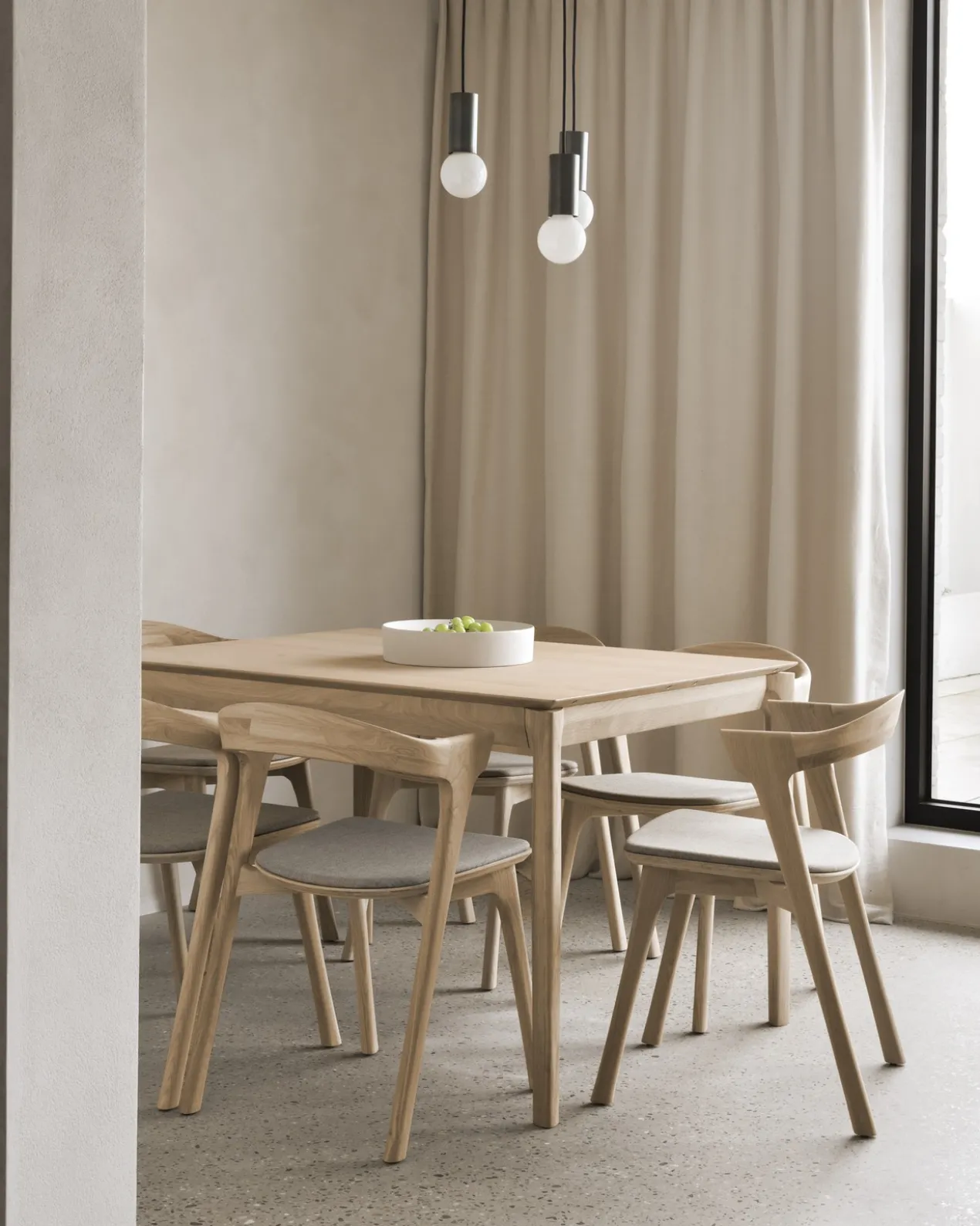 Tafel Bok eiken - uitschuifbaar - 120/180 - geolied
