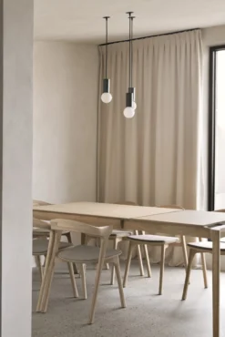 Tafel Bok eiken - uitschuifbaar - 120/180 - geolied