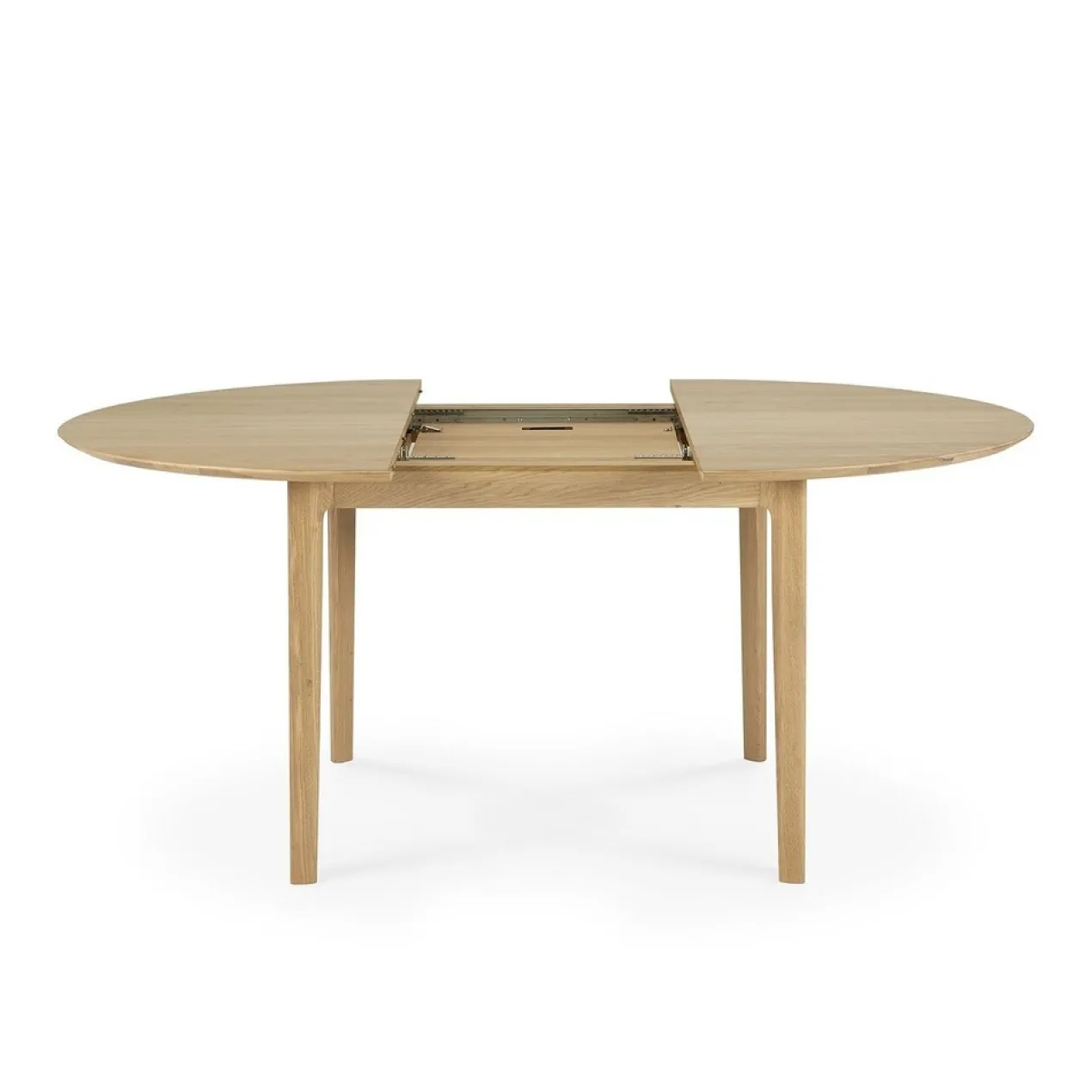 Tafel Bok - rond - uitschuifbaar 129/179 - eiken
