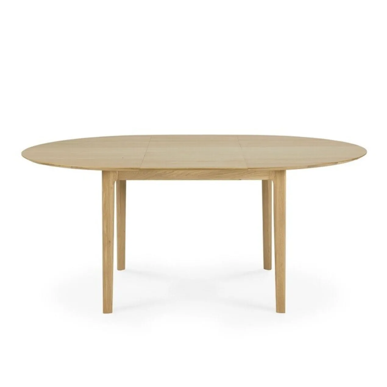 Tafel Bok - rond - uitschuifbaar 129/179 - eiken