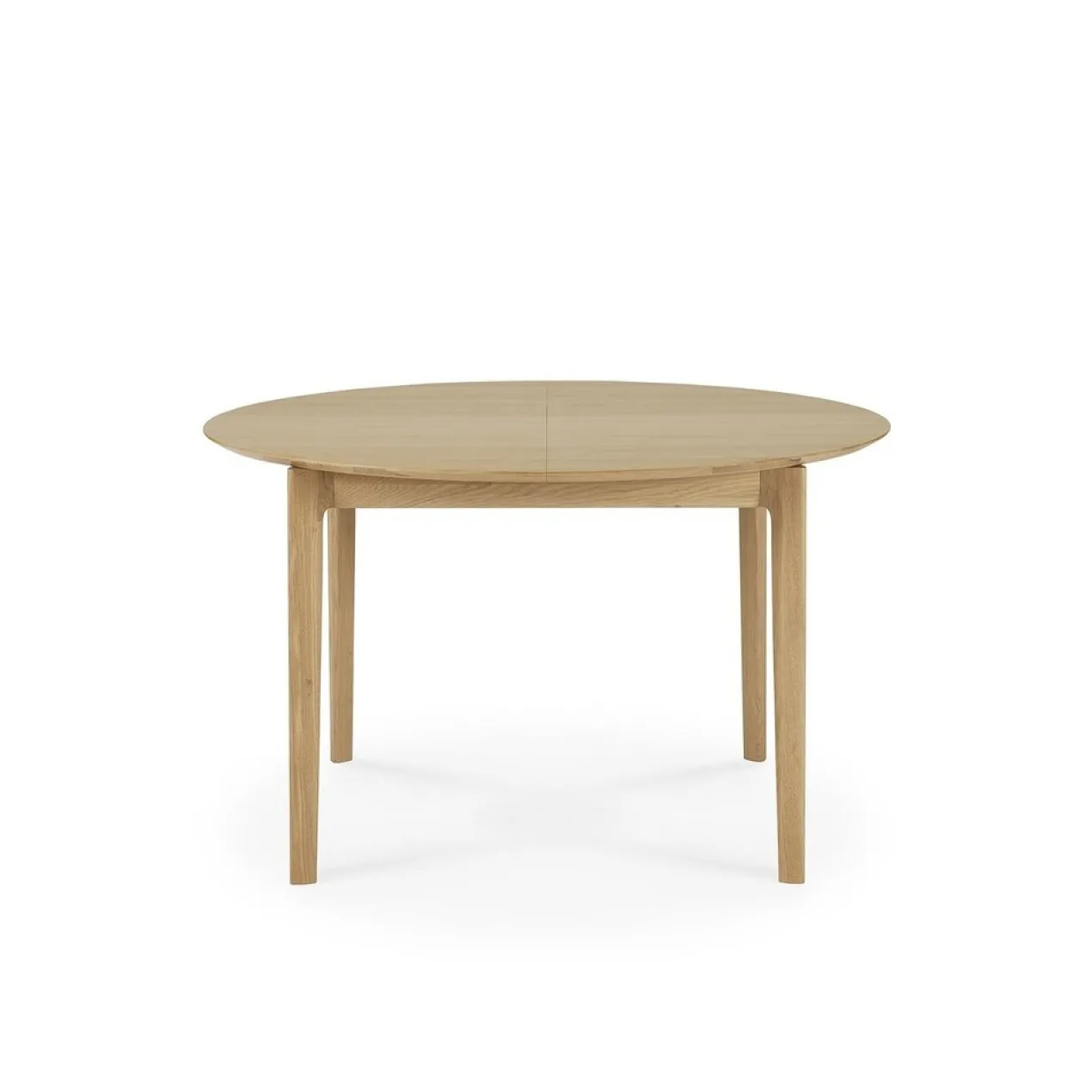 Tafel Bok - rond - uitschuifbaar 129/179 - eiken