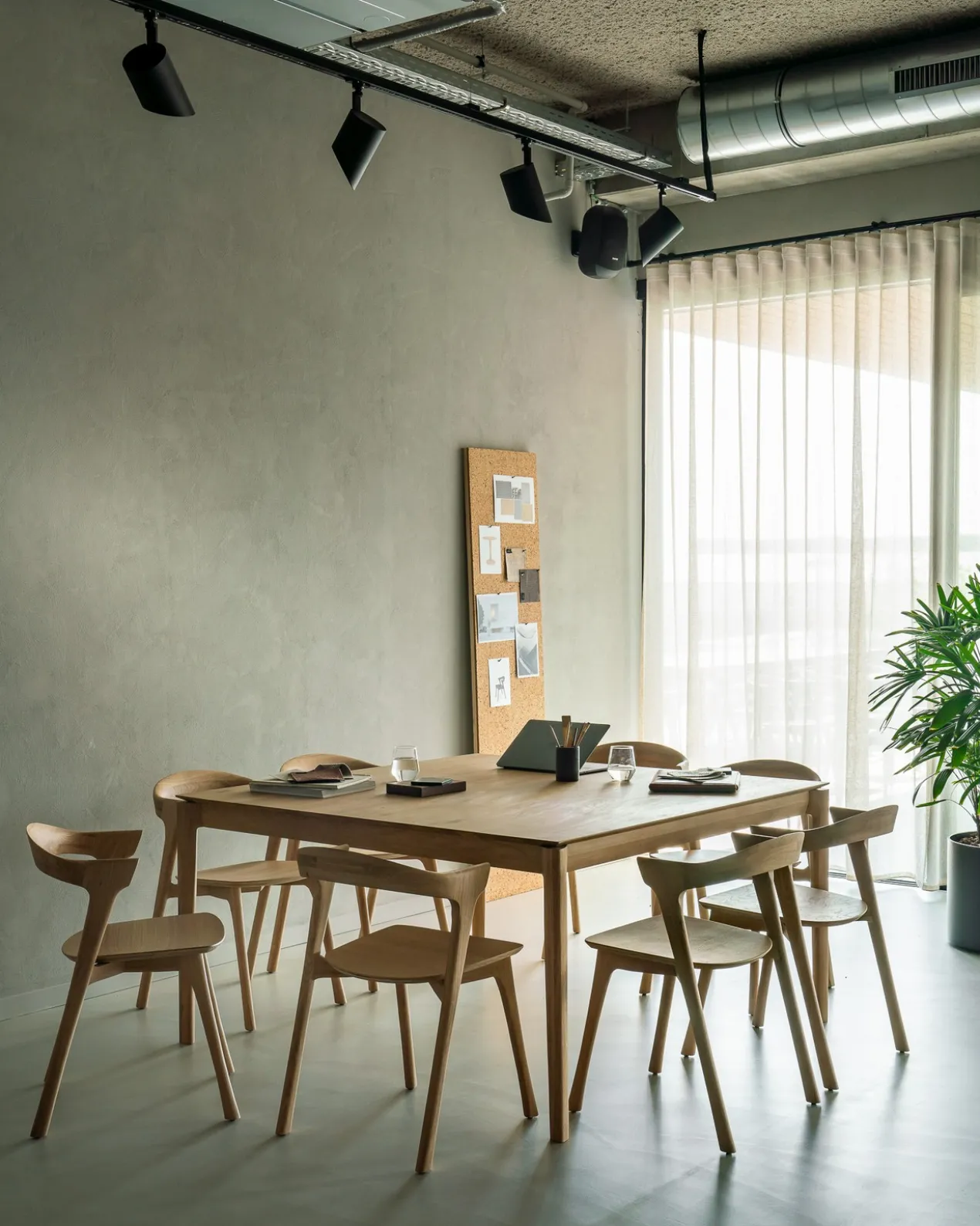 Tafel Bok 145x145cm - eiken - geolied