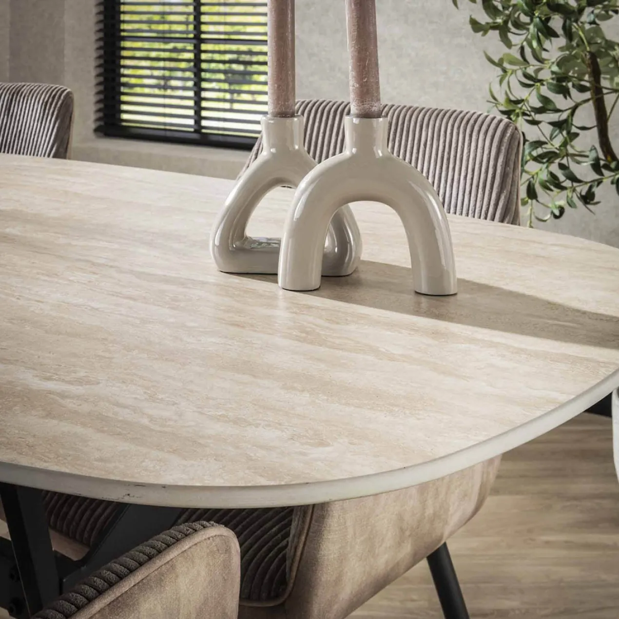 Tafel Deens Ovaal Limestone