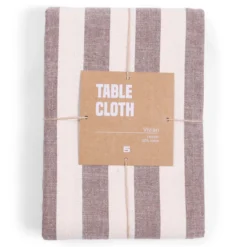 Tafelkleed Vivian 240x140 cm chocolate/off-white