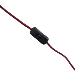 Tafellamp Adams Ø40 cm dark red