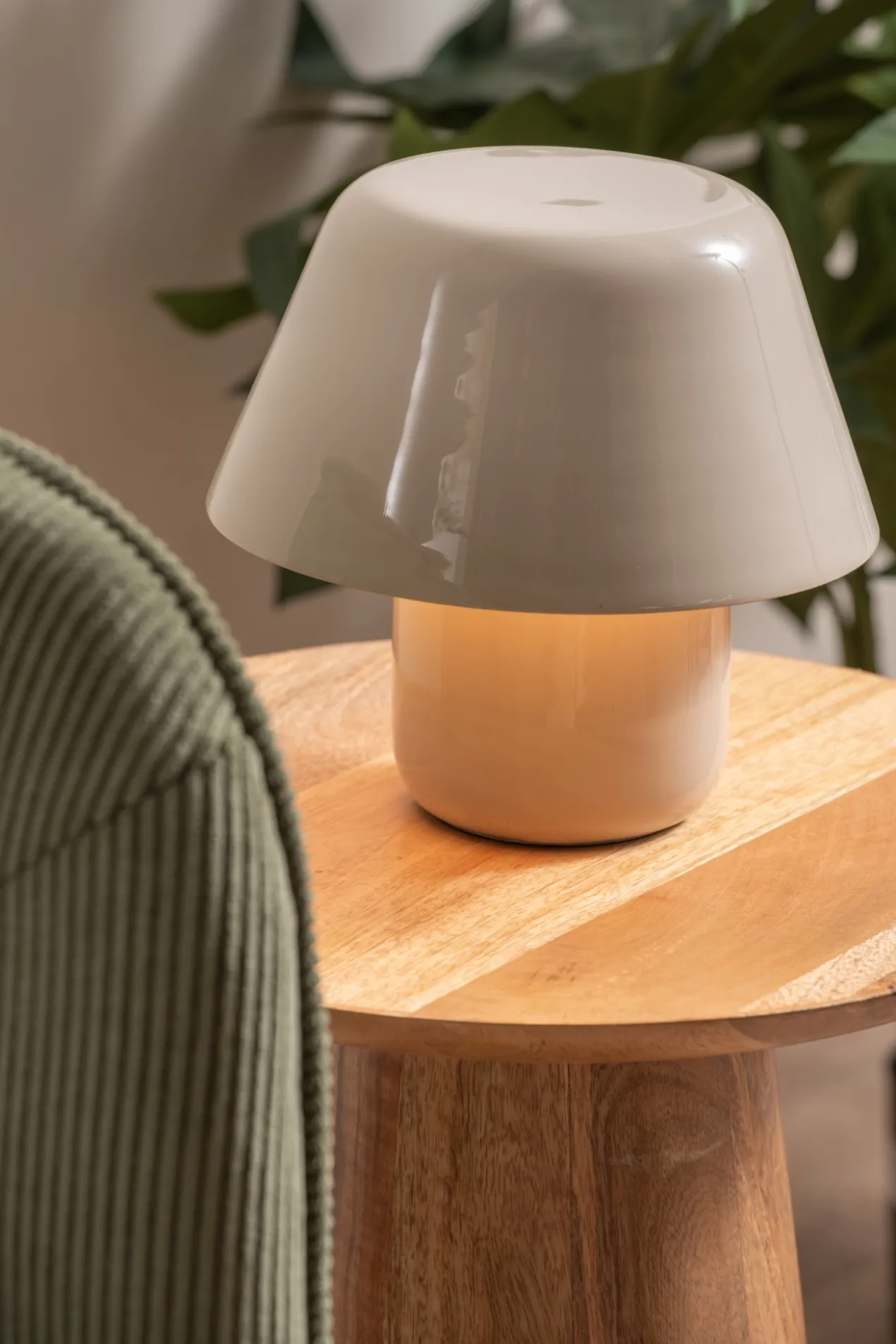 Tafellamp Afan - Warmgrijs