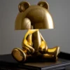 Tafellamp Bear LED - Verguld goud