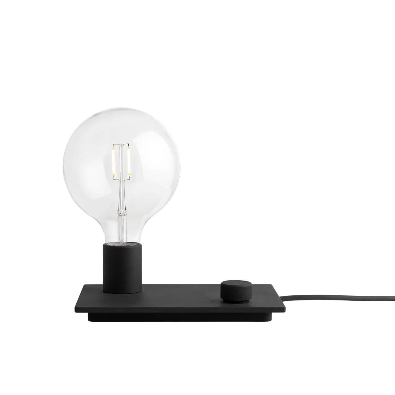 Tafellamp Control black led